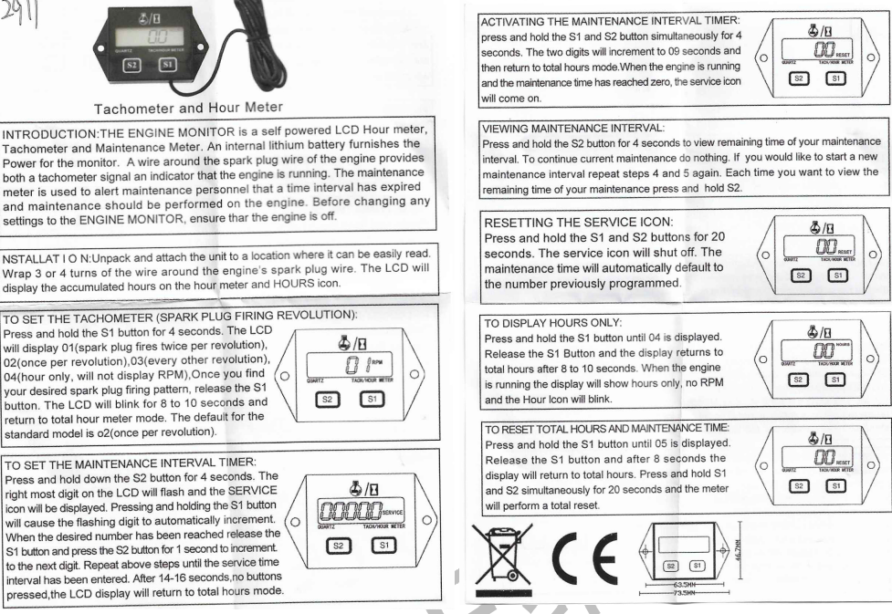 Digital Hour Meter