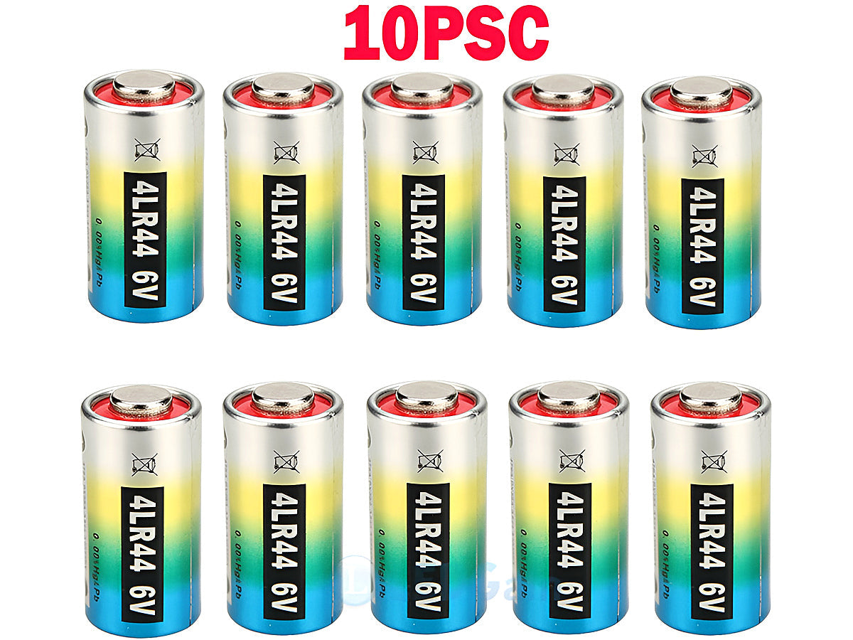 10 x 4LR44 Batteries 6V alkaline battery