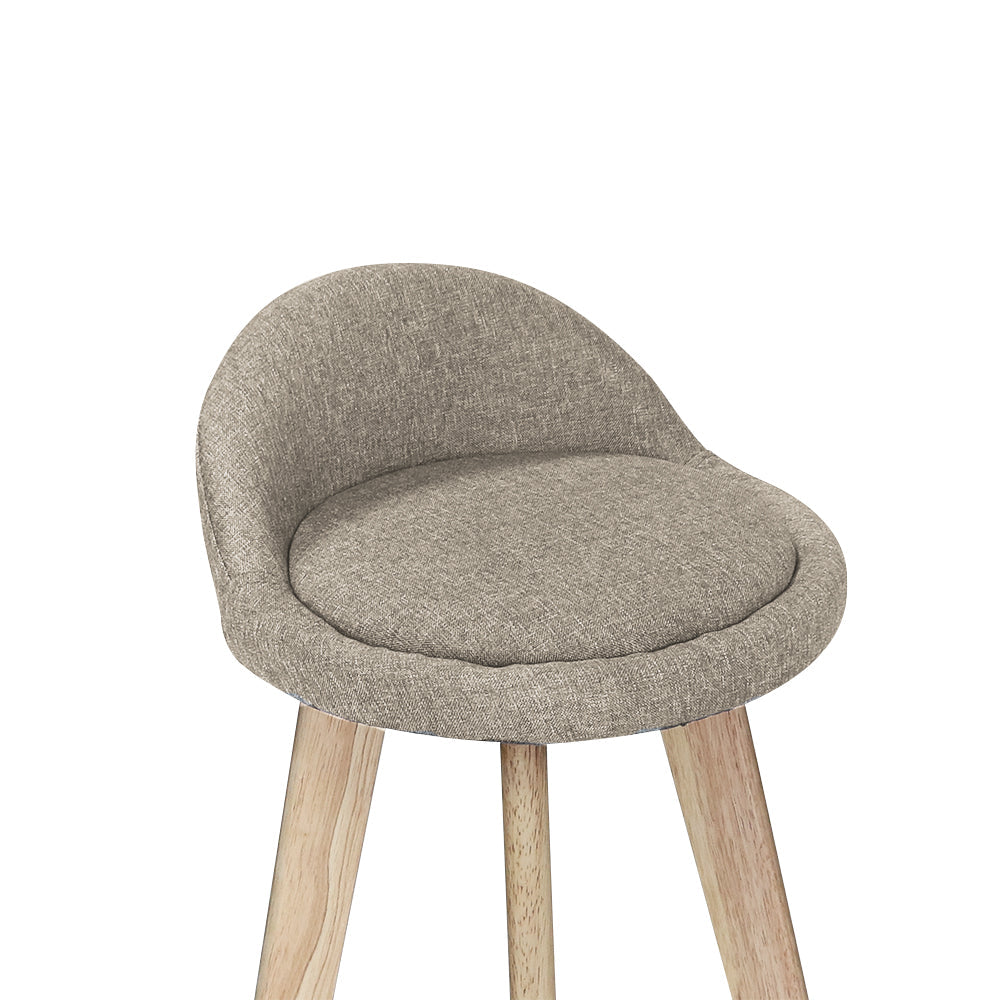 Bar Stools Chair High Feet European Modern Bar Stools Chairs Cream color