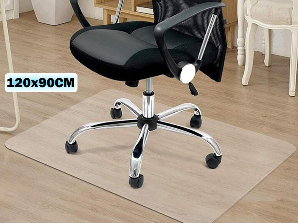 Clear Chair Mat - Transparent Office Home Floor Protector Mat, 2mm Thickness, 120cm x 90cm