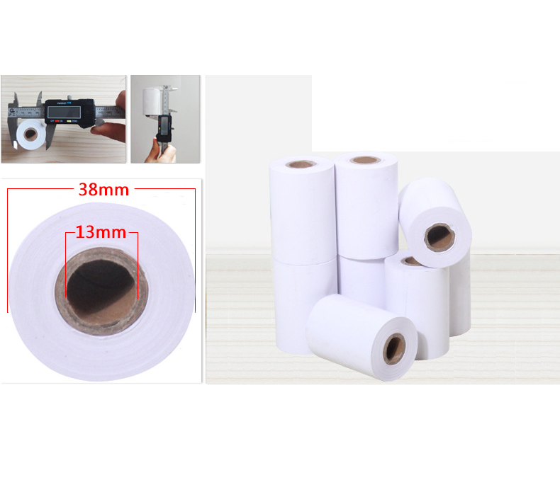 (100 Rolls) Thermal Paper Eftpos Rolls 57X38MM 12m/roll