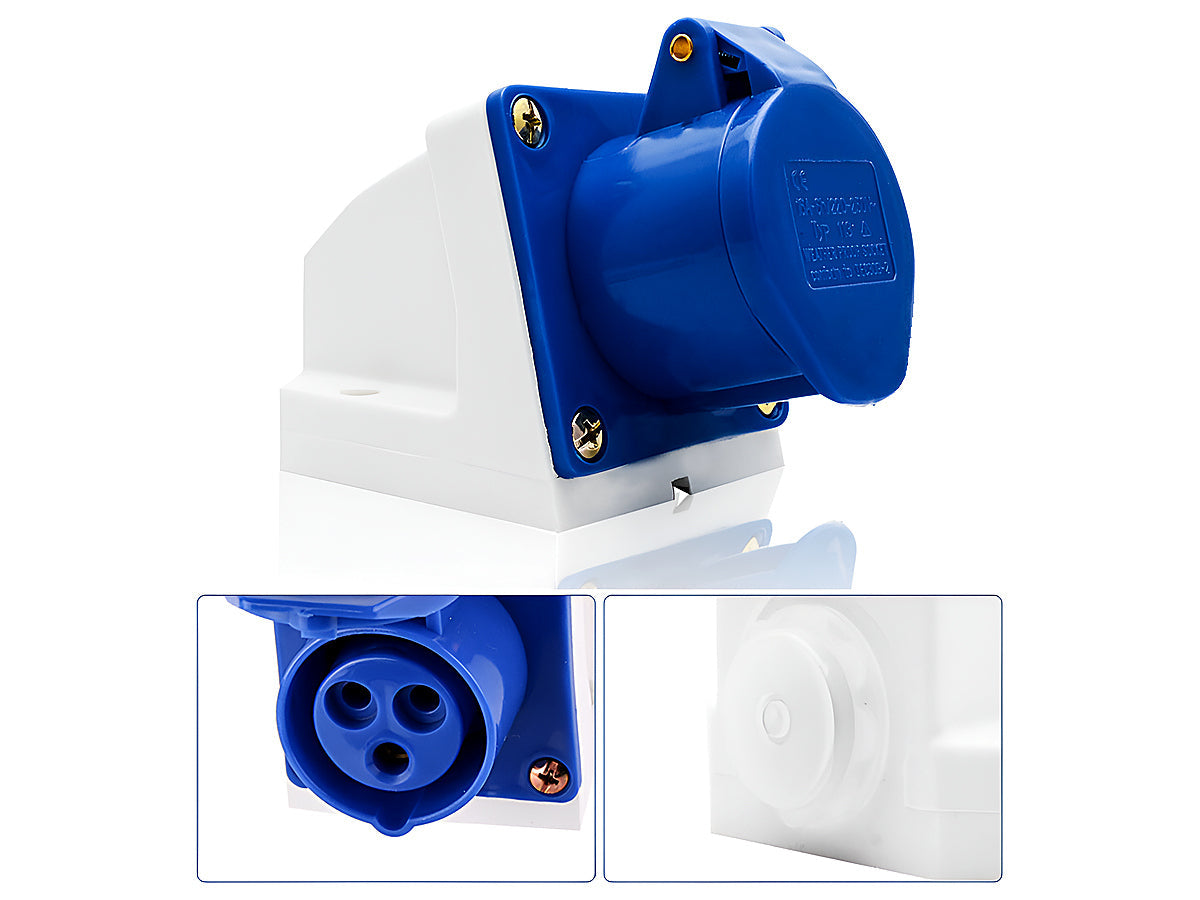 16A IP44 Caravan Surface Sockets Female