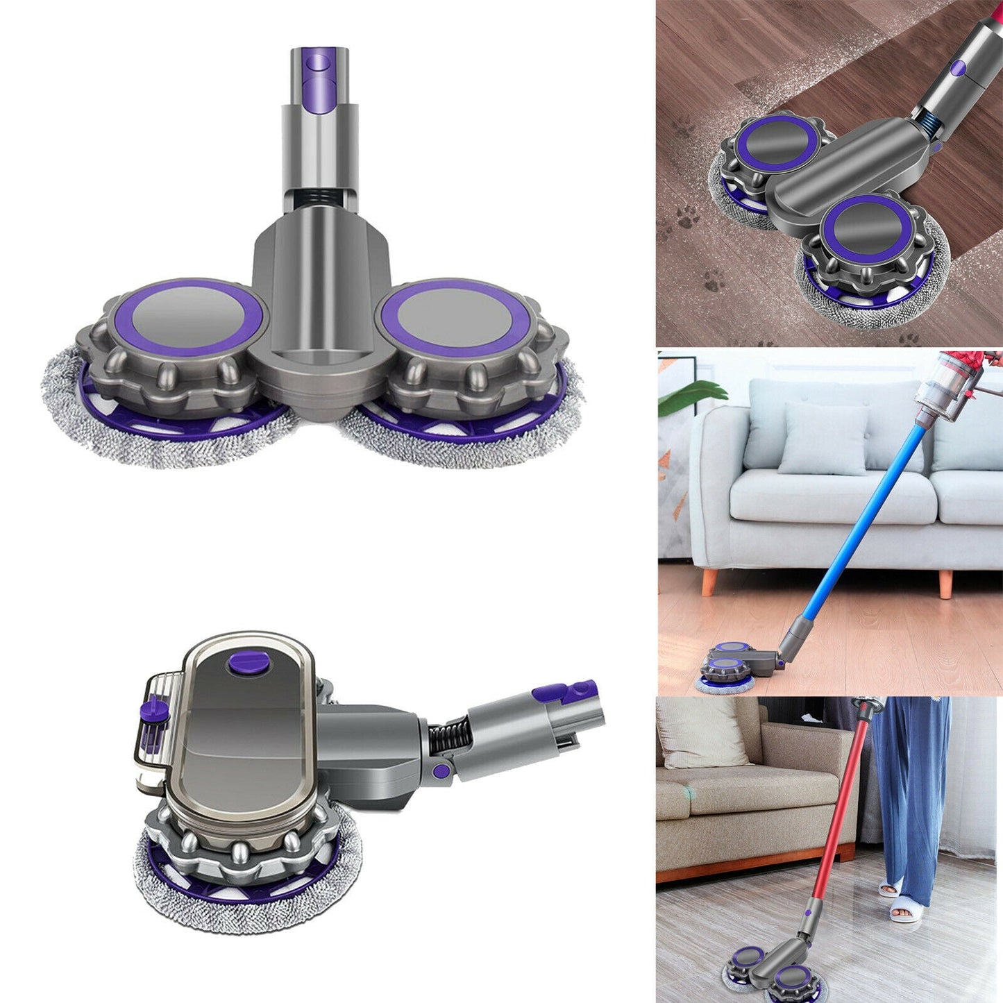 Dyson Floor Mop For V7 V8 V10 V11 V15 With water Tank Replacement