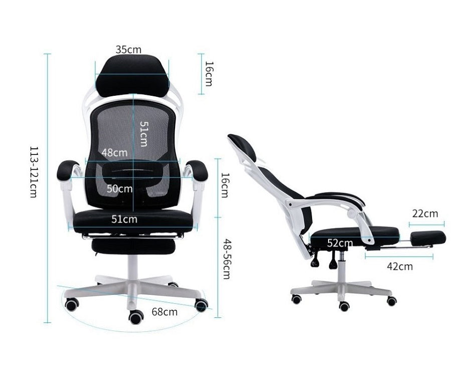 Office Chair Computer Chair with foot rest