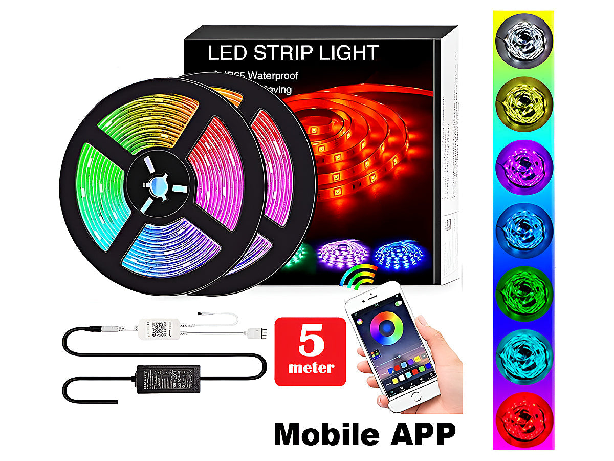 Led Strip Lights 5M RGB Smart LED Light Strip