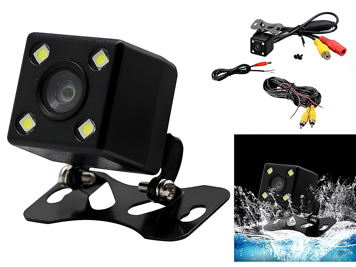 Car Rearview Reversing Camera 4 LED Night Vision