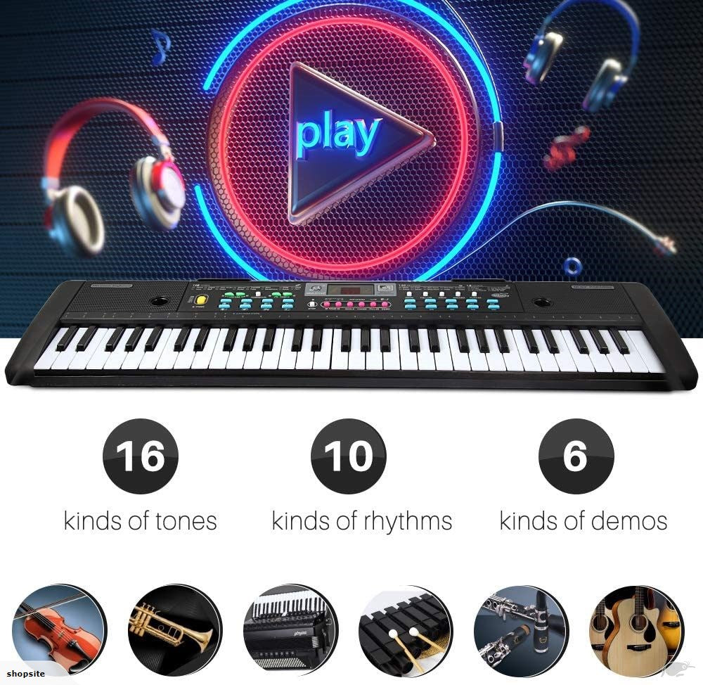 Electronic Keyboard Piano and Piano Stand