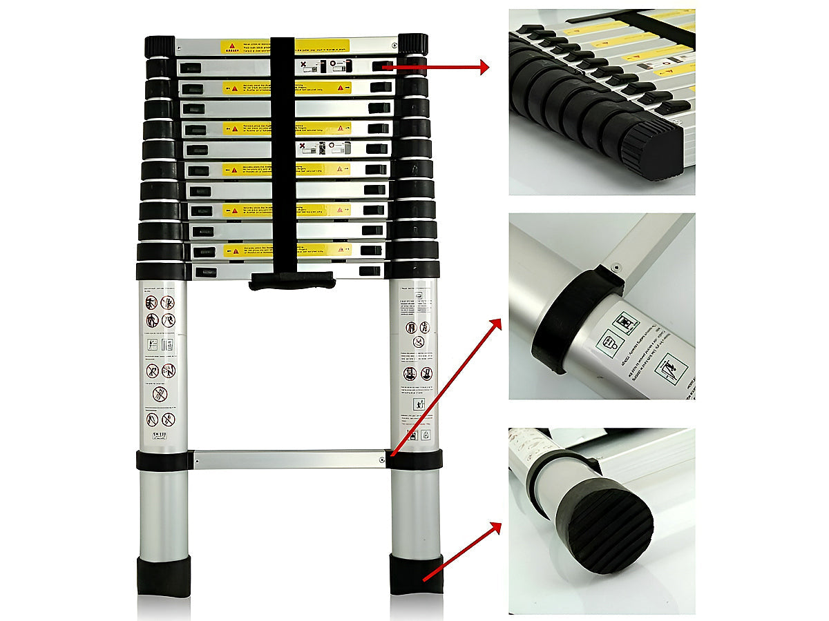 Telescopic Ladder 5m Aluminium Telescoping
