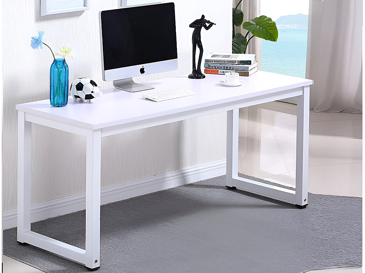 Computer Desk Table White 120cm