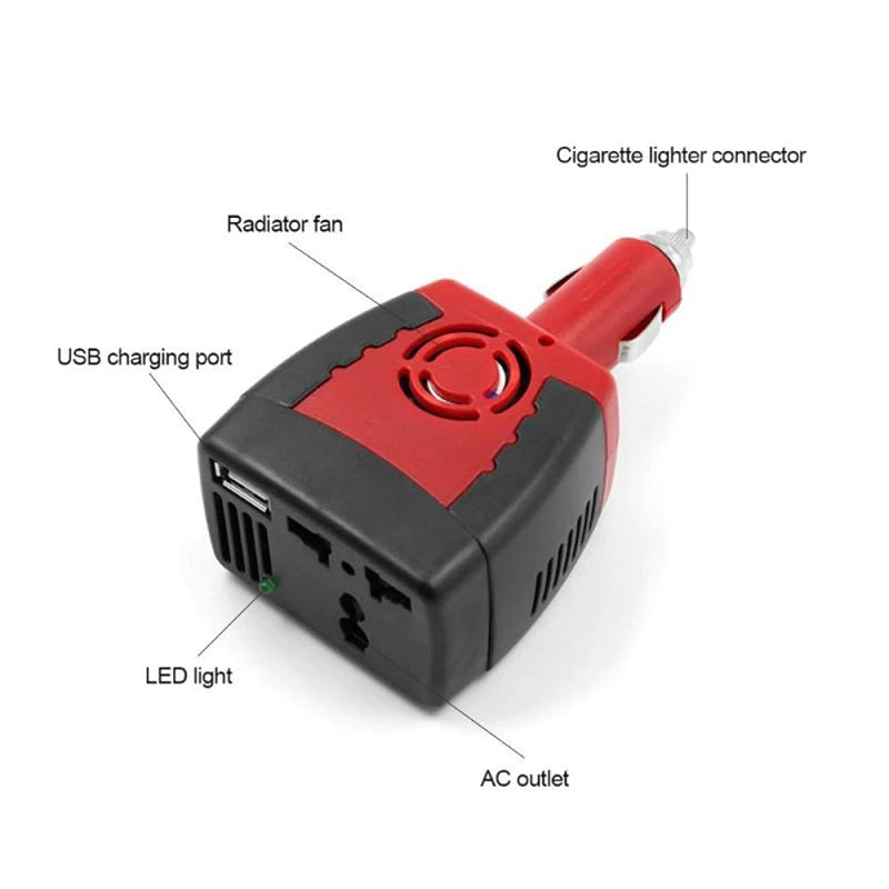 150W Car Inverter 12V 220V