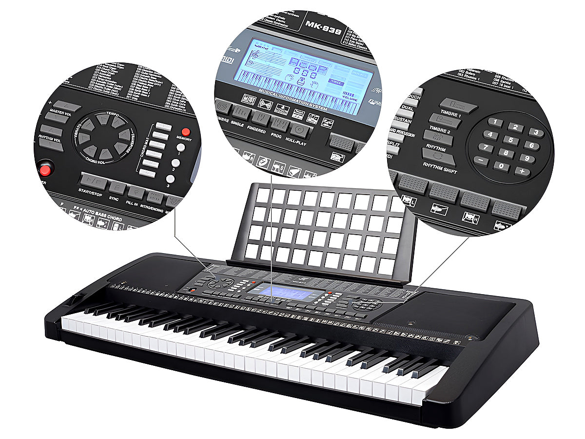 Electronic Keyboard Piano and Piano Stand
