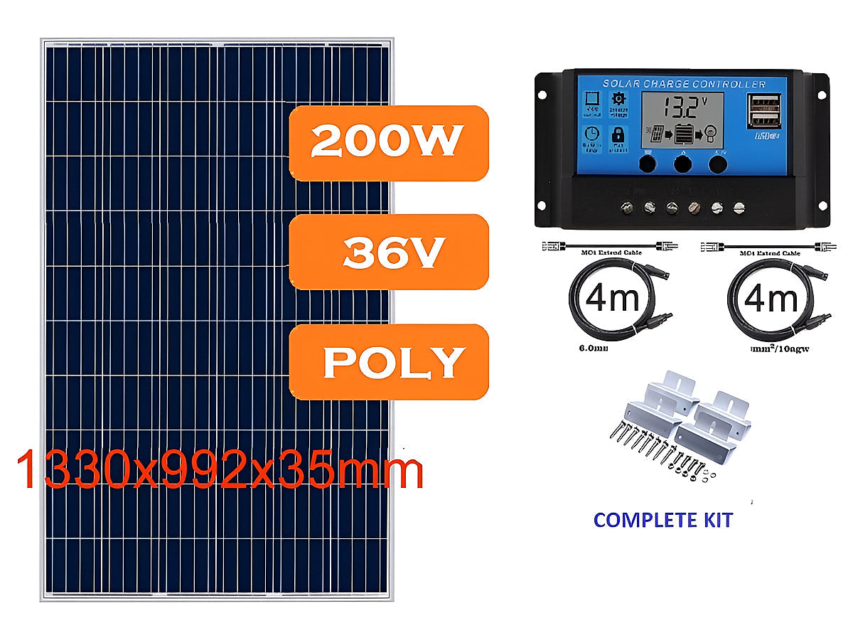 200W Solar Panel Kit