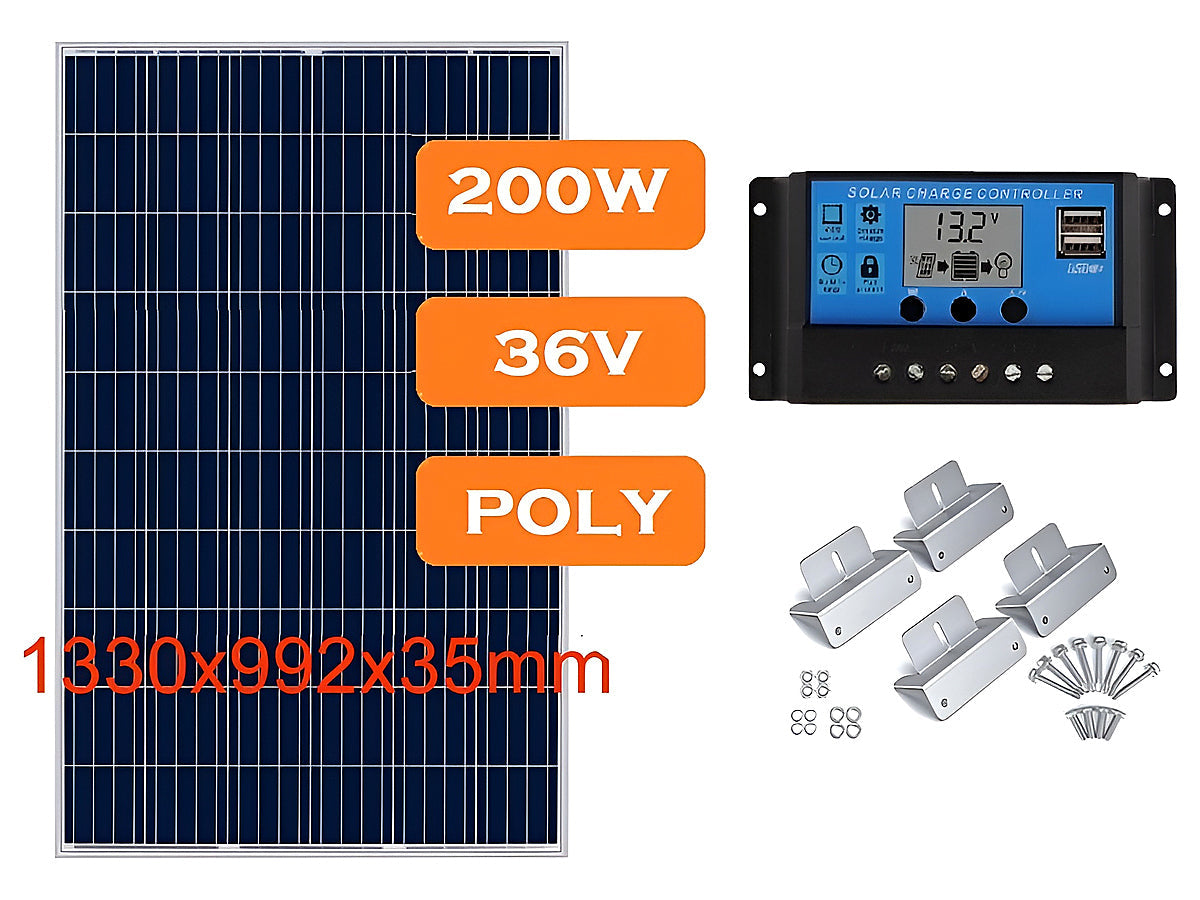 200W Solar Panel Kit