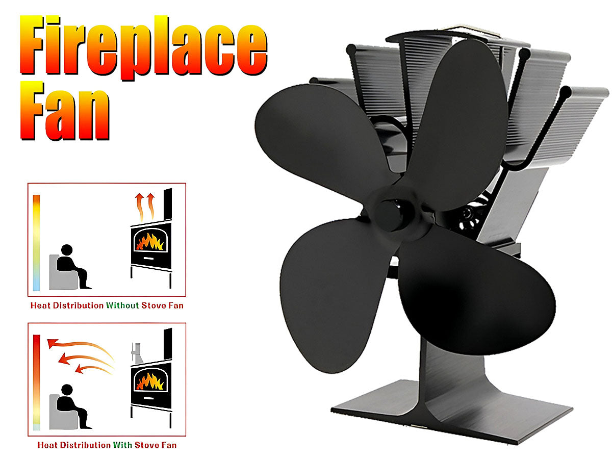 Stove Fan Heat Powered Stove Fan