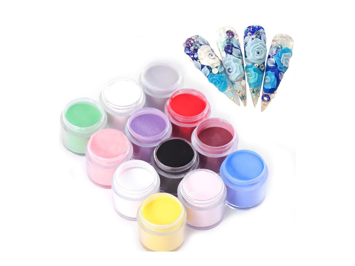 24 Color Nail Dip Powder Kit