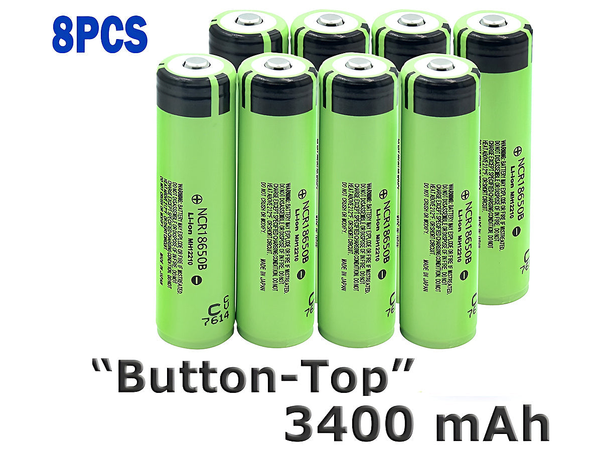 18650 Rechargeable Battery 8pcs