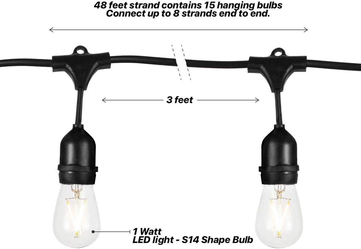 festoon lights String Lights 15M