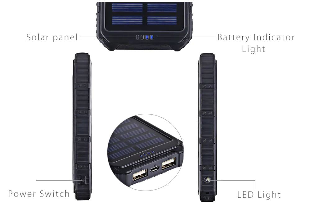 Solar Power Bank 20000mah