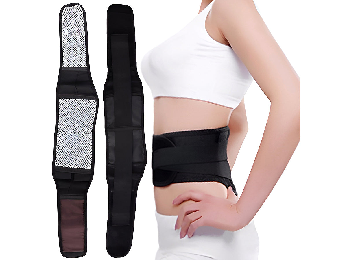 Lumbar Lower Back Support Belt Back Brace Pain Relief Band