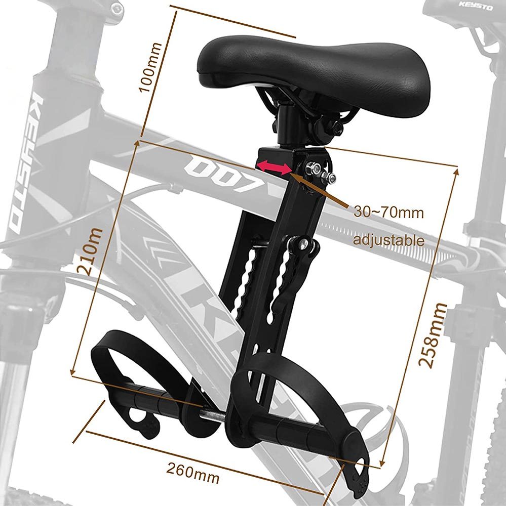 Bike Seat and Handlebar Pack (2-5 years) Mounted Bicycle Saddle Seat child’s  Seat child Bike Seat