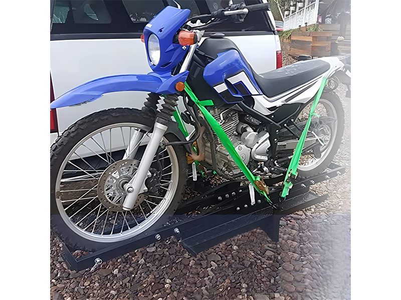Motorcycle Towbar Carrier & Ramp – Heavy Duty Steel Dirt Bike Hauler (500lbs)