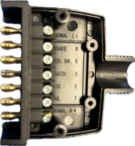 Trailer Plug 7 Pin Male Flat