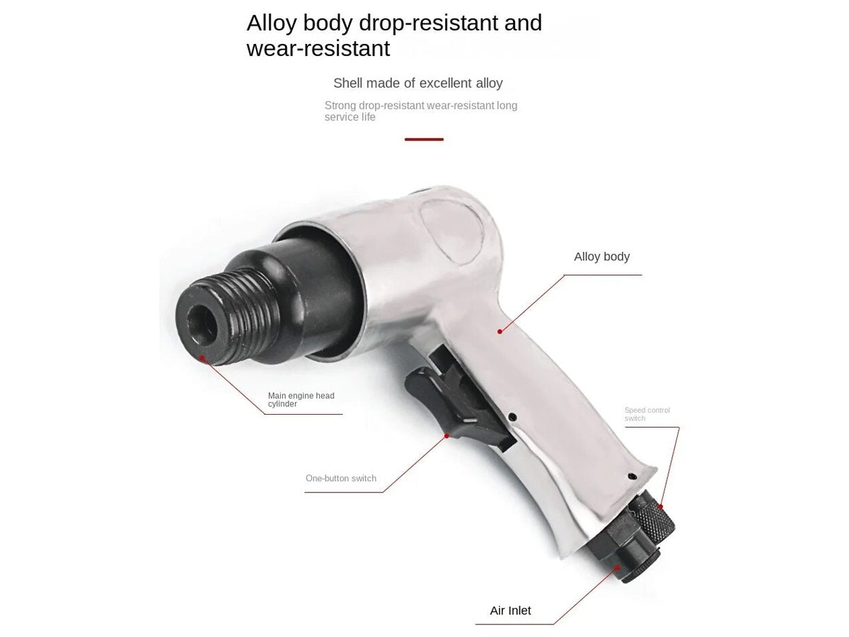 Needle Scaler Pneumatic Air pistol Pistol Air Tool Rust Remover