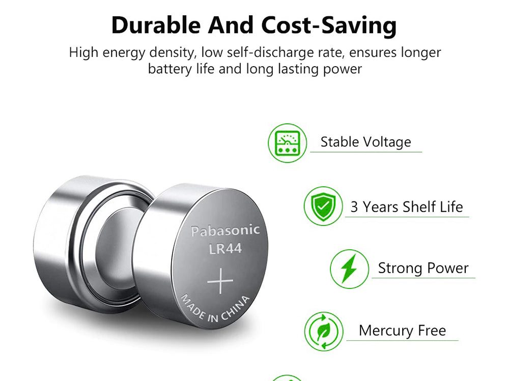 Panasonic LR44 Batteries 10pk