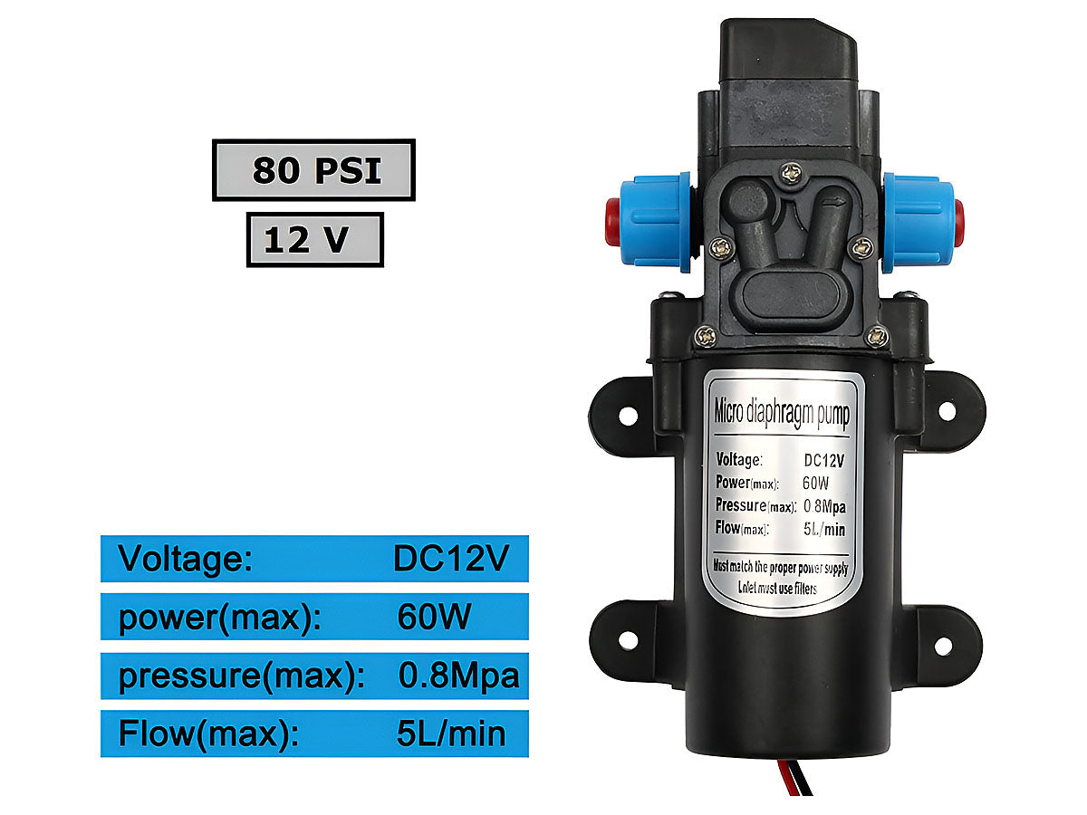 Water pump 12V Diaphragm Pump High Pressure