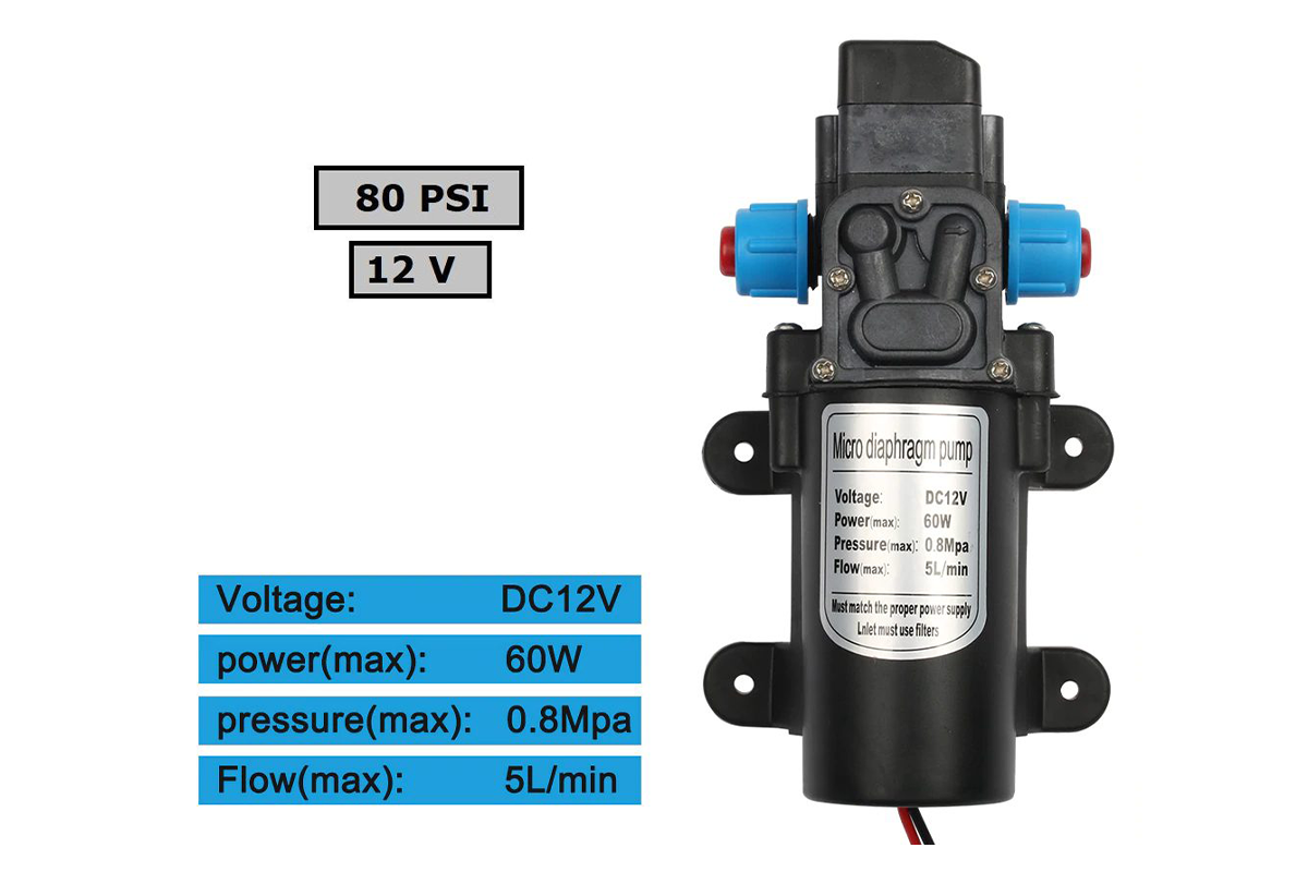 Water pump 12V Diaphragm Pump High Pressure
