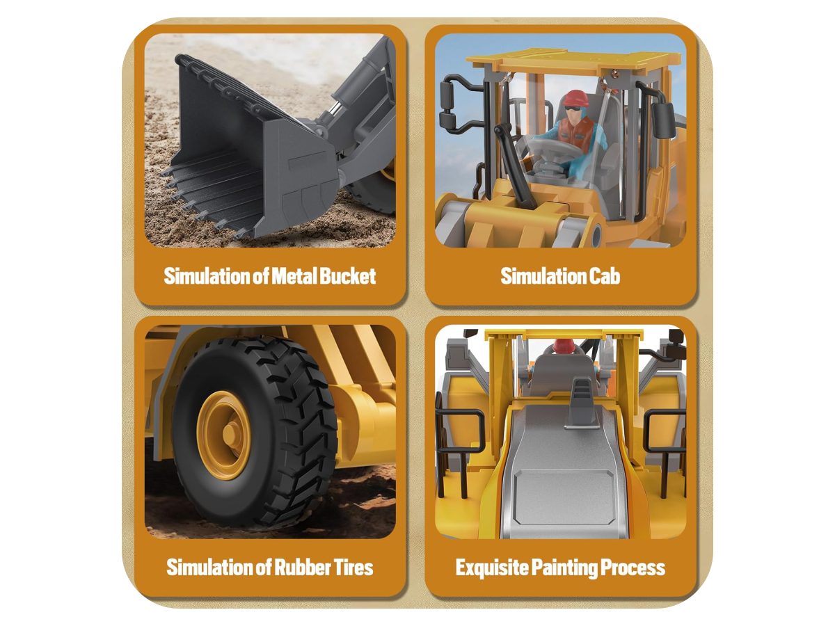 RC Bulldozer Loader Toy