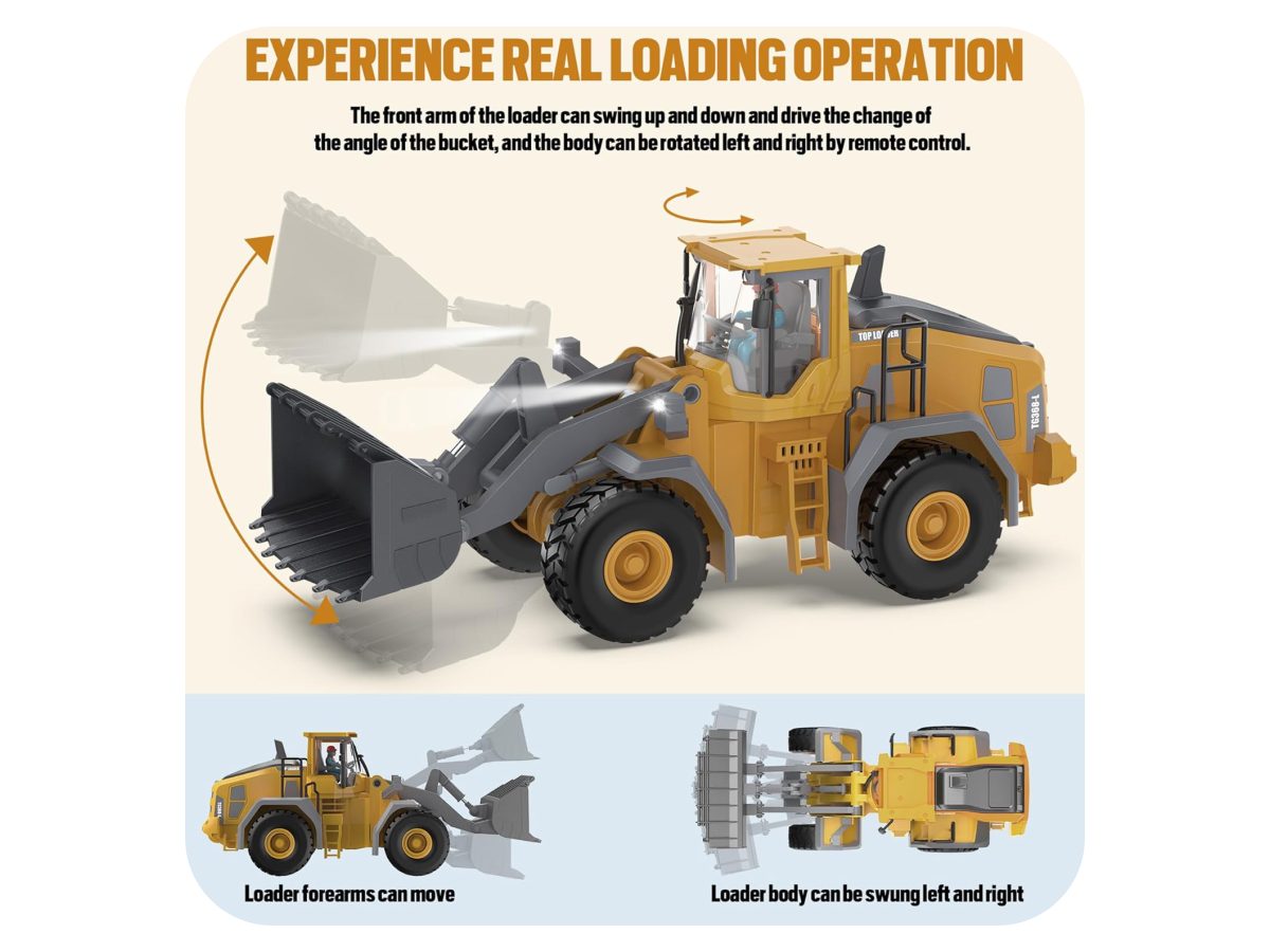 RC Bulldozer Loader Toy