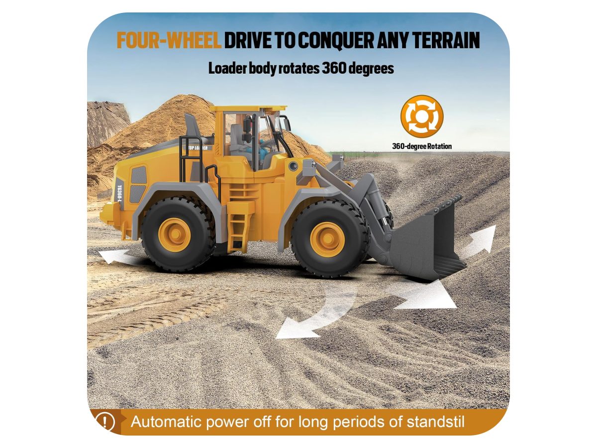 RC Bulldozer Loader Toy