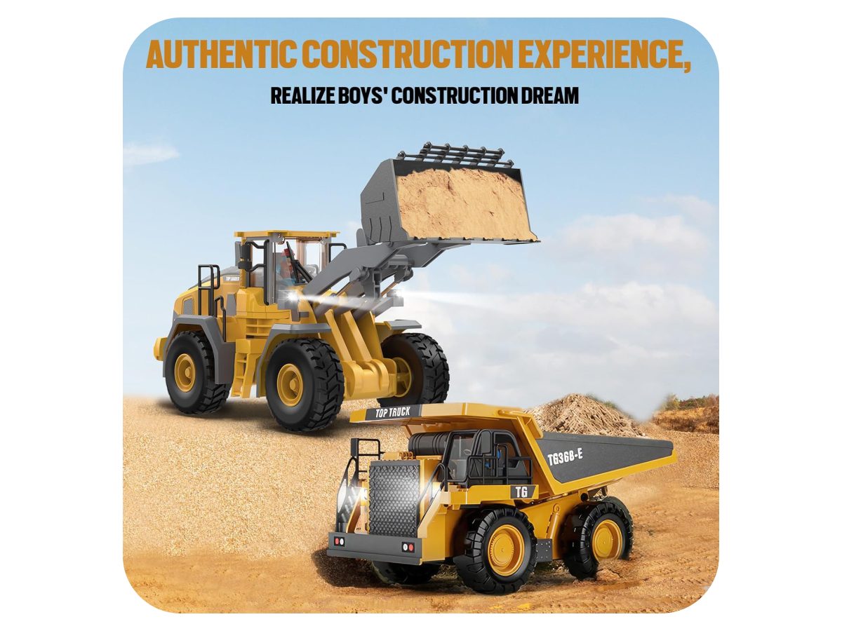 RC Bulldozer Loader Toy