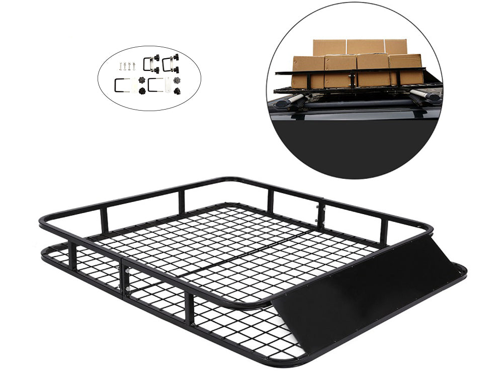 Universal Roof Rack Basket Car Top Luggage Carrier Cargo Holder – 48" x 40"