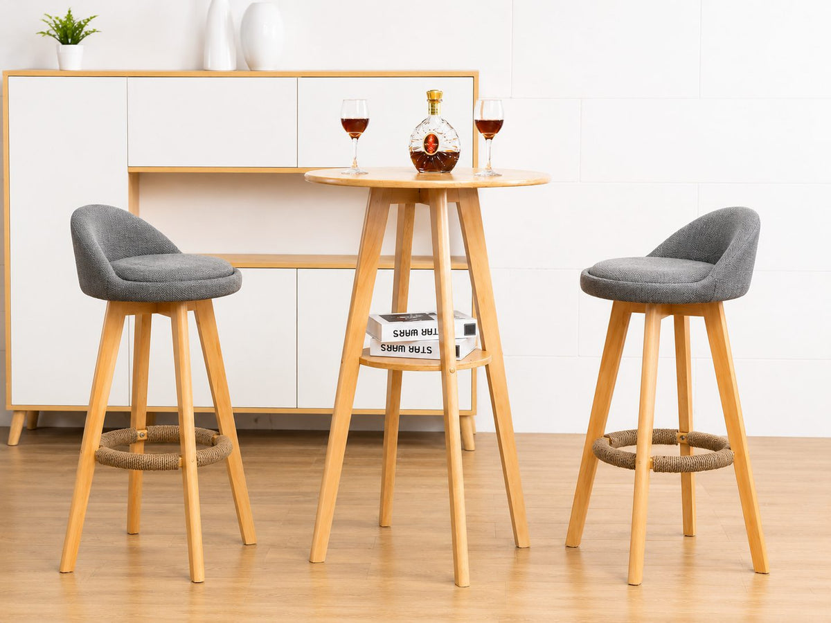 Bar Stools Chair High Feet European Modern Bar Stools Chairs Gray color
