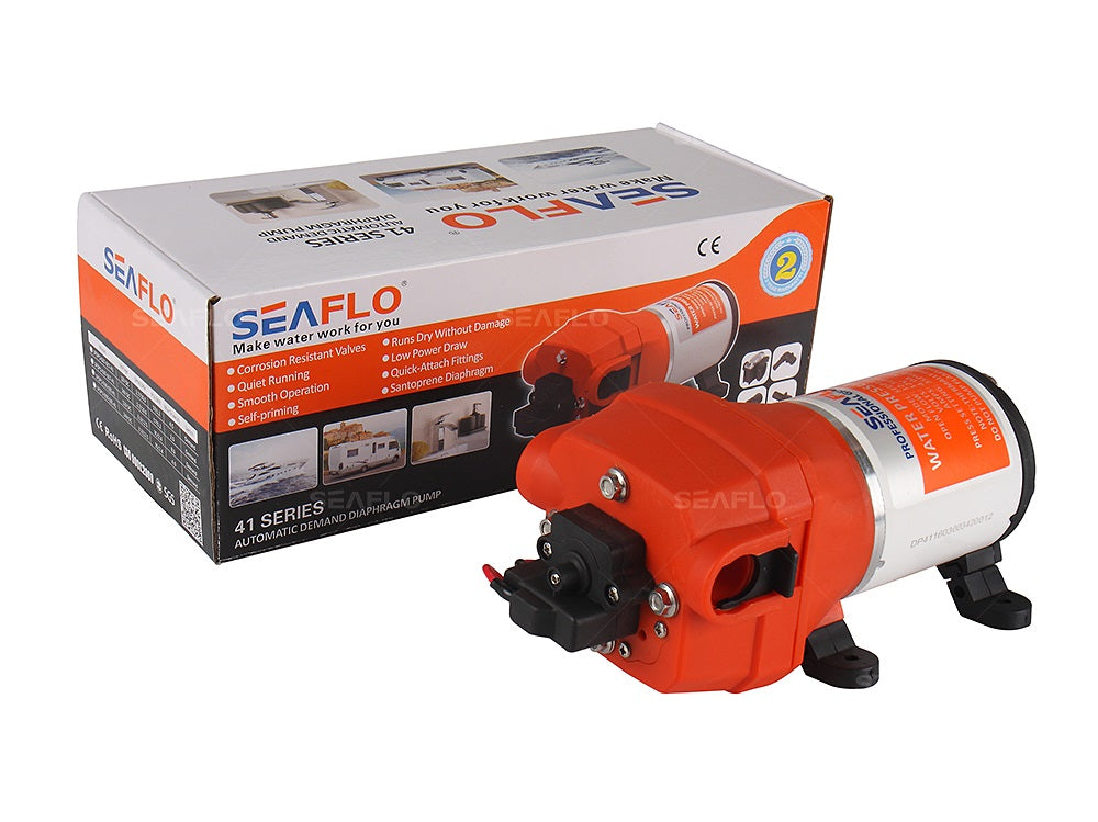 Seaflo High Water Pressure Pump 12V 40Psi 17 L/MIN