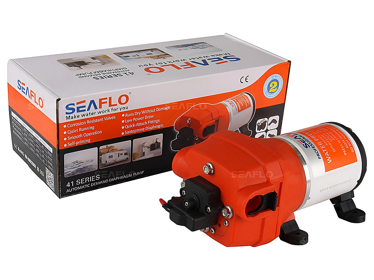 Seaflo High Water Pressure Pump 12V 40Psi 17 L/MIN