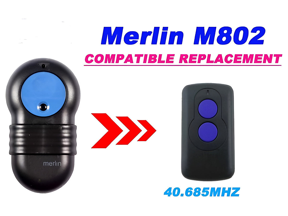 Merlin Remote - Dip Switch Remote 40.685MHz M802 replacement