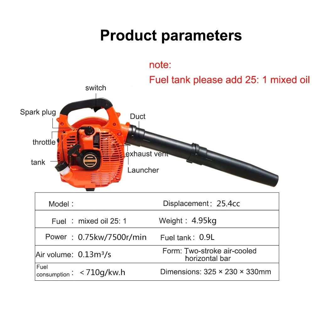 Leaf Blower Gasoline Cordless Petrol