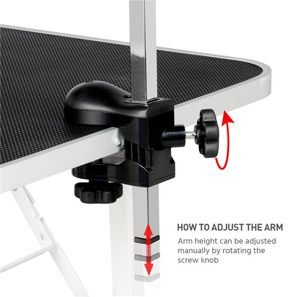 Dog Grooming Table Height Adjustable