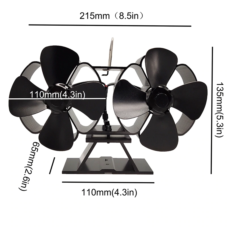 Stove Fan Fireplace Fan