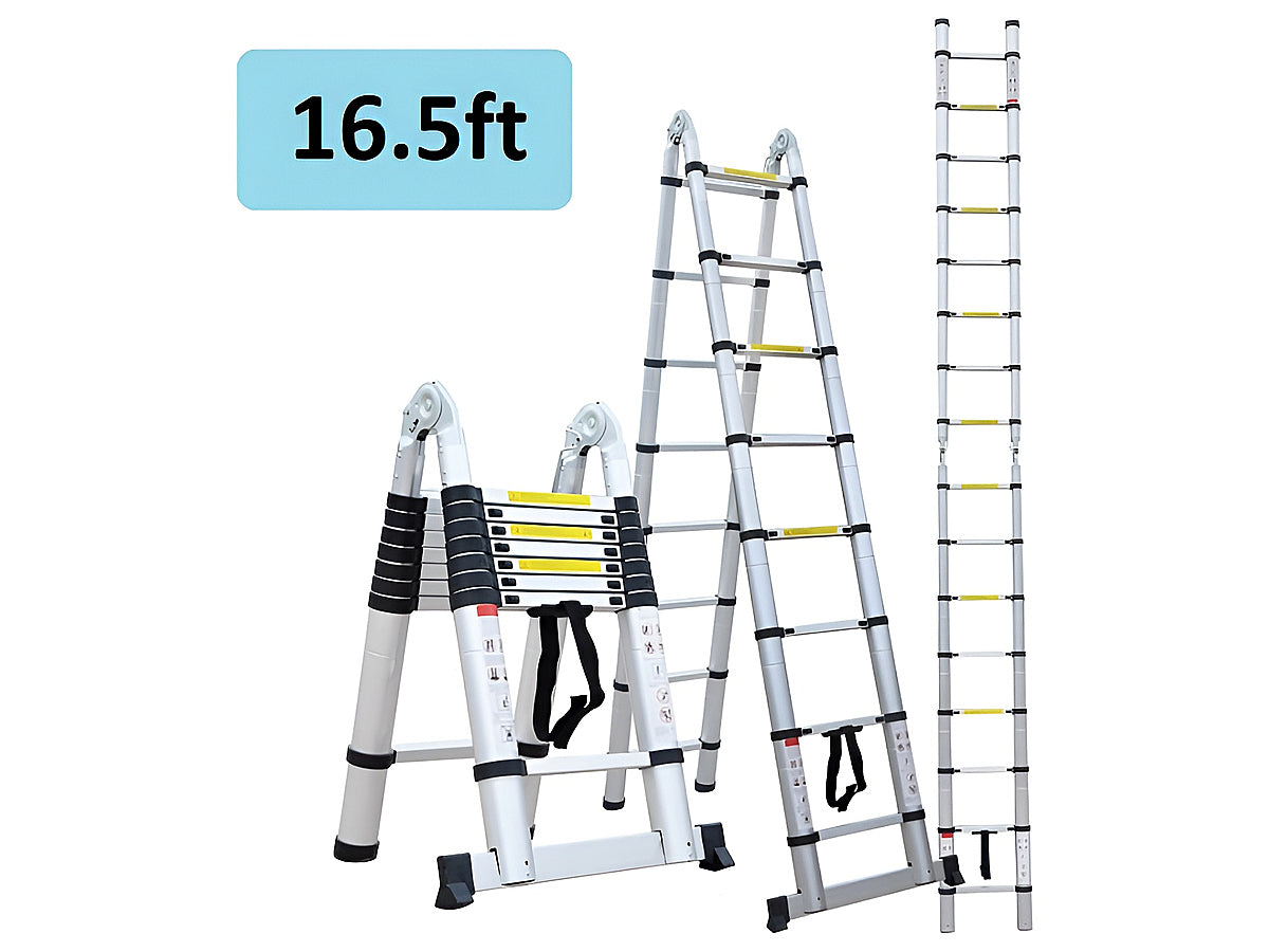 5m Multipurpose Telescopic Foldable Ladder