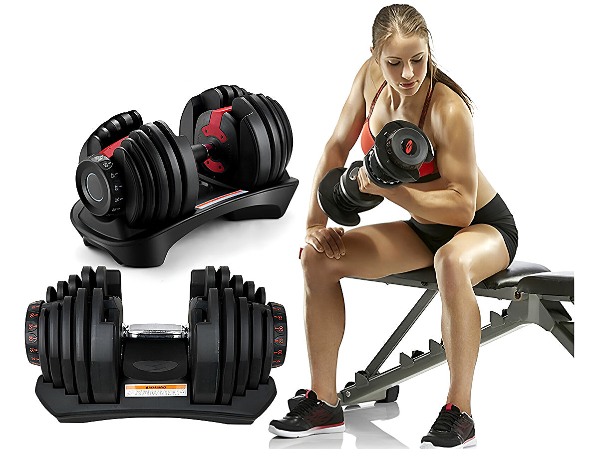 Adjustable Weights Dumbbell Set 24Kg Pair