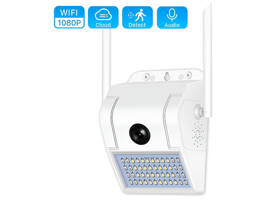 Outdoor Lights with Security Camera LED