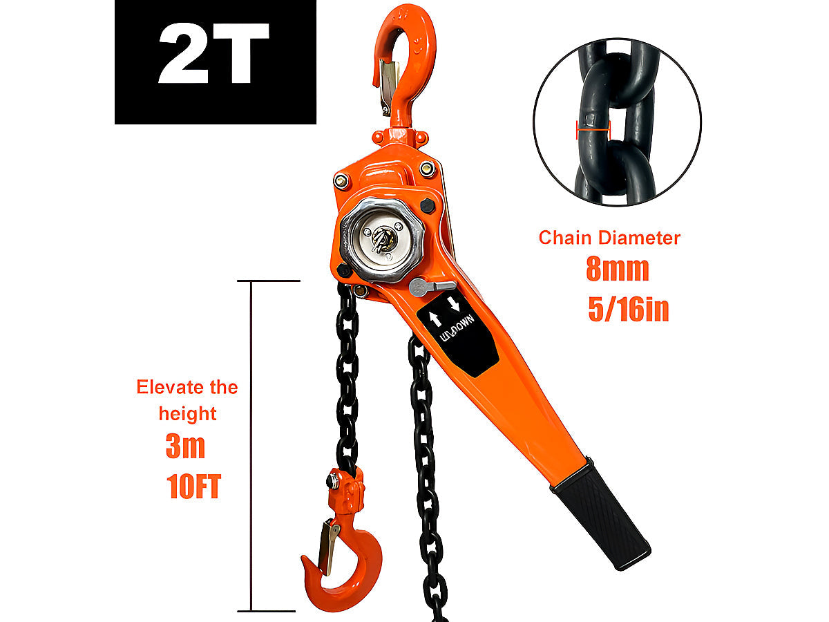Chain Hoist Lever Block Chain Hoist 2 Ton 3 m Lifter