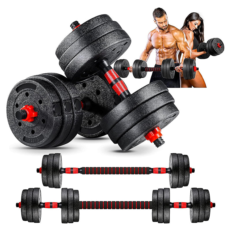 30kg Adjustable Weights Dumbbell Barbell Set
