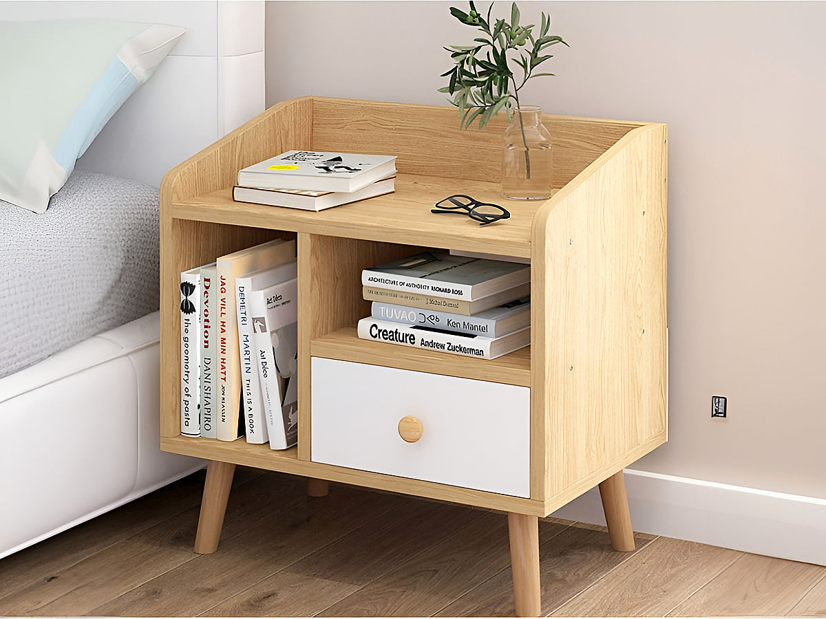 Bedside Table Nightstands with Drawer