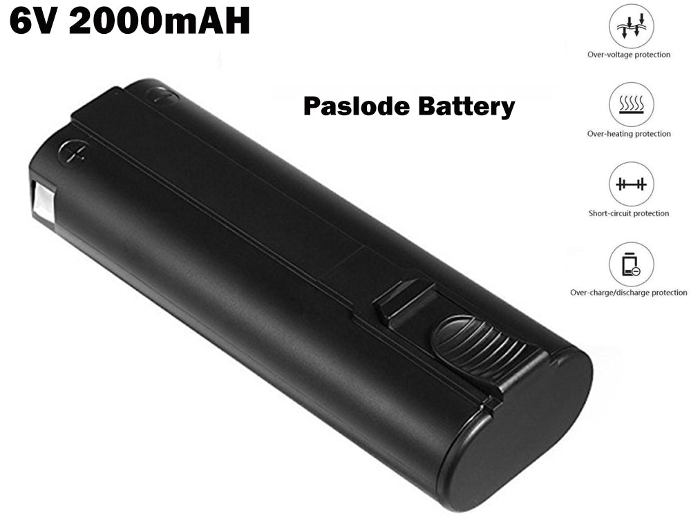 Paslode Battery Charger with 2 Batteries 2Ah