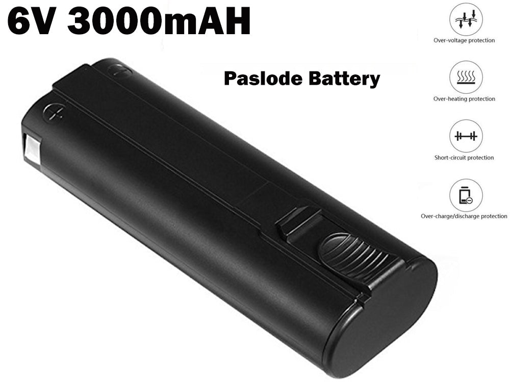 Paslode Battery Charger with 2 Batteries 3Ah